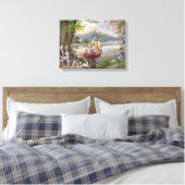 levensonderhoud canvas afdruk (Insitu (Slaapkamer))