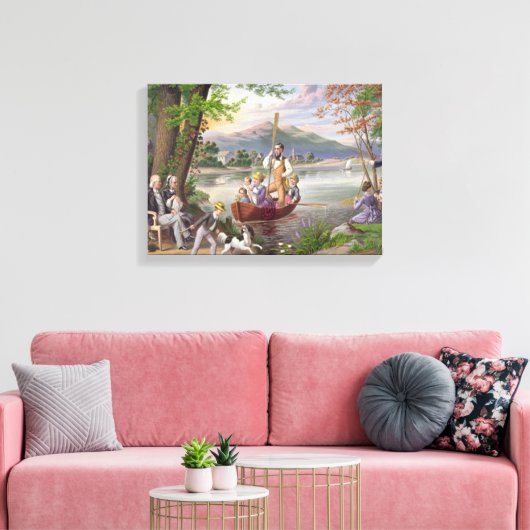 levensonderhoud canvas afdruk (Insitu (Woonkamer))