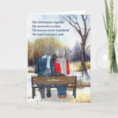 Levenspartner Oudere Afro-Amerikaanse Lesbiennes Feestdagen Kaart (Voorkant)