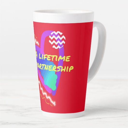 levenspartnerschap latte mok (Rechterhoek)