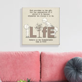 Levensperspectieven Canvas Afdruk (Insitu (Woonkamer))