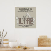 Levensperspectieven Poster (Keuken)