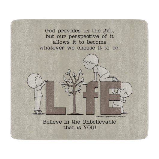 Levensperspectieven Snijplank (Voorkant)