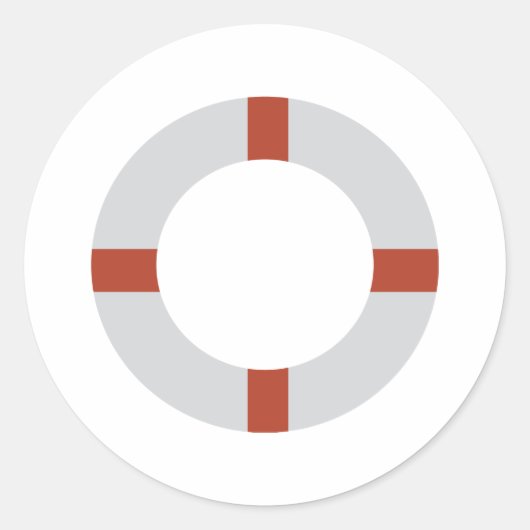 levenspictogram ronde sticker (Voorkant)