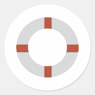 levenspictogram ronde sticker