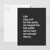 levensquotes briefkaart (Voorkant / Achterkant)