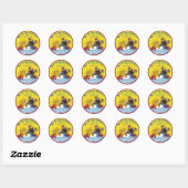 Levensredder - Homeless Pets adopteren Ronde Sticker (Vel)