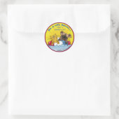 Levensredder - Homeless Pets adopteren Ronde Sticker (Tas)