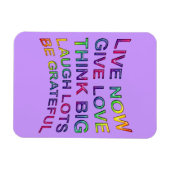 Levensregels Magneet (Horizontaal)