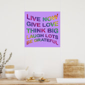 Levensregels Poster (Keuken)