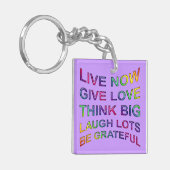 Levensregels Sleutelhanger (Voorkant Links)