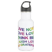 Levensregels Waterfles (Voorkant)