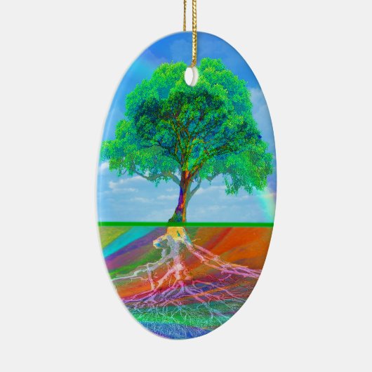 Levensregenboog Keramisch Ornament (Rechts)