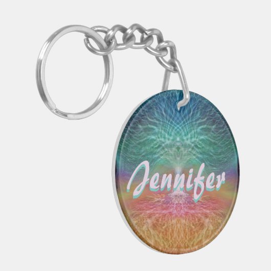 Levensregenboog Sleutelhanger (Voorkant Links)