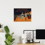 Levensreis laten we hem samen victoriaans poster (Thuiskantoor)