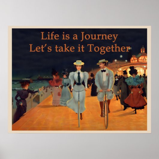 Levensreis laten we hem samen victoriaans poster (Voorkant)