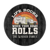 levensrotsen toevoegen naamcamper snijplank (Voorkant)