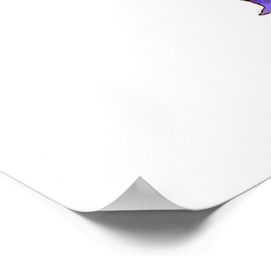 Levensroze hart poster (Hoek)