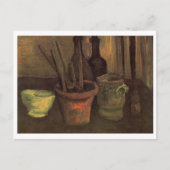 Levensschildpadden in Pot Van Gogh Fine Art Briefkaart (Voorkant)