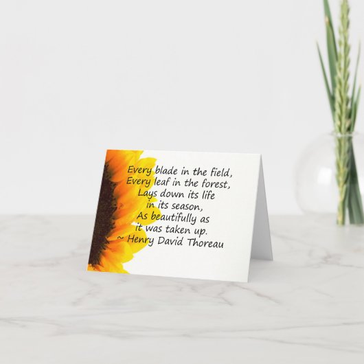 Levensseizoenen Kaart (Voorkant)