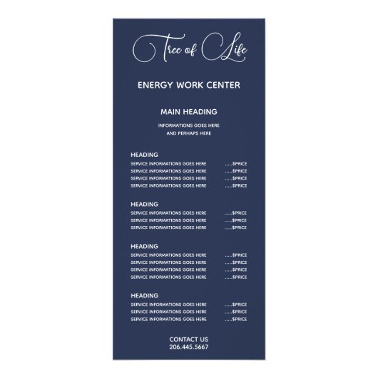 Levensseizoenen Reclamekaart (Voorkant)