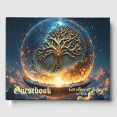 Levenssfeer – De Gouden Wereldboom.  Gastenboek (Voorkant)