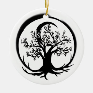 Levenssierboom Keramisch Ornament