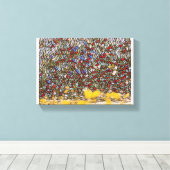 Levenssituatie Canvas Afdruk (Insitu (Houten vloer))