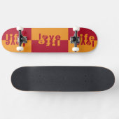 LEVENSskateboards Persoonlijk Skateboard (Horizontaal)