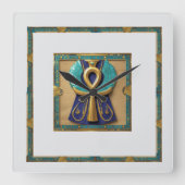 LEVENSSLEUTEL VIERKANTE KLOK (Voorkant)