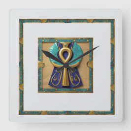 LEVENSSLEUTEL VIERKANTE KLOK