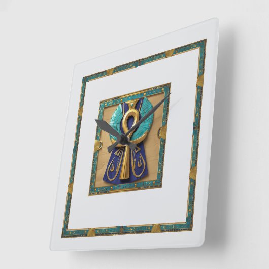 LEVENSSLEUTEL VIERKANTE KLOK (Hoek)