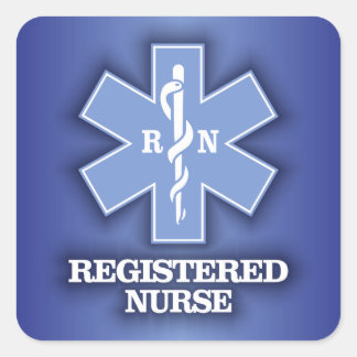 Levensster - Registered Nurse Vierkante Sticker
