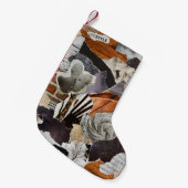 levensstijl Atmosphere, grijs, bruin, zwart en zwa Kleine Kerstsok (Voorkant (Hangend))