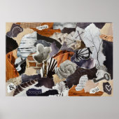 levensstijl Atmosphere, grijs, bruin, zwart en zwa Poster (Voorkant)