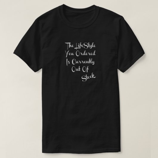 Levensstijl T-shirt (Design voorkant)