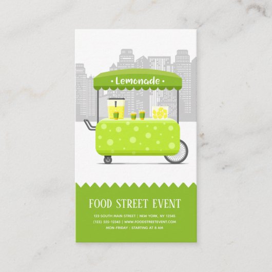 Levensstraatlimonade Visitekaartje (Voorkant)
