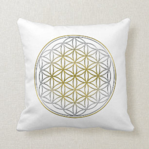 LEVENSSTROOM / Blume des lebens - BiColor Kussen