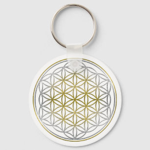 LEVENSSTROOM / Blume des lebens - BiColor Sleutelhanger