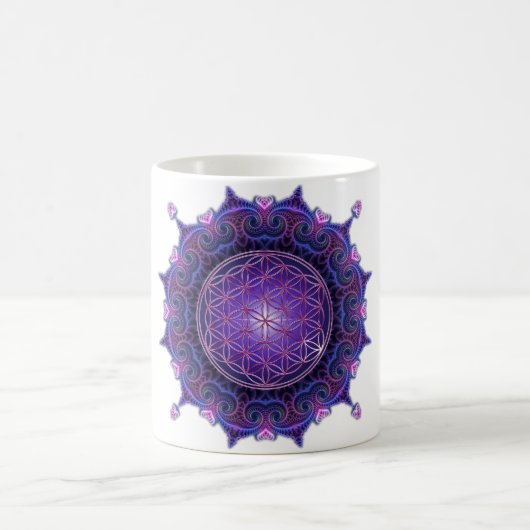 LEVENSSTROOM / Blume des Lebens - Mandala I Koffiemok (Center)