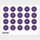 LEVENSSTROOM / Blume des Lebens - Mandala I Ronde Sticker (Vel)