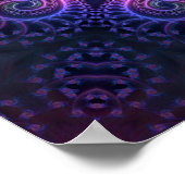 LEVENSSTROOM / Blume des Lebens Mandala I Square Poster (Hoek)