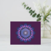 LEVENSSTROOM / Blume des Lebens - Mandala II Briefkaart (Staand voorkant)