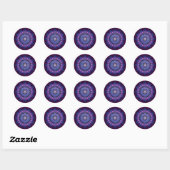 LEVENSSTROOM / Blume des Lebens - Mandala II Ronde Sticker (Vel)