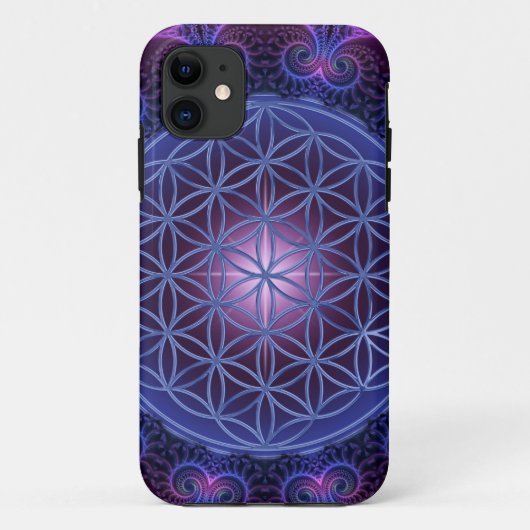 LEVENSSTROOM/Blume des Lebens Mandala II Square Case-Mate iPhone Case (Achterkant)