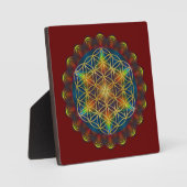 LEVENSSTROOM / Blume des Lebens - Mandala III Fotoplaat (Voorkant)