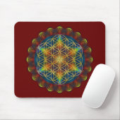 LEVENSSTROOM / Blume des Lebens - Mandala III Muismat (Met muis)