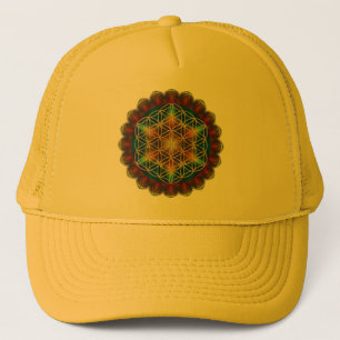 LEVENSSTROOM / Blume des Lebens - Mandala III Trucker Pet
