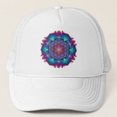 LEVENSSTROOM / Blume des Lebens - Mandala IV Trucker Pet (Voorkant)