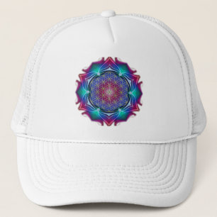 LEVENSSTROOM / Blume des Lebens - Mandala IV Trucker Pet